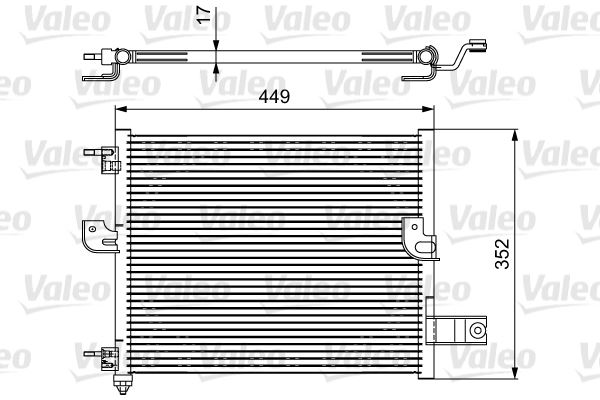 VALEO 814422 İklimlendirme Sistemi Klima Radyatörü - HYUNDAI ATOS (MX) uyumlu