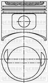 YENMAK 31-03636-000 Motor Piston Seti - MERCEDES-BENZ 190 (W201) uyumlu