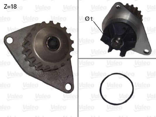 VALEO 506721 Motor Devirdaim - PEUGEOT 206 SW (2E/K) uyumlu