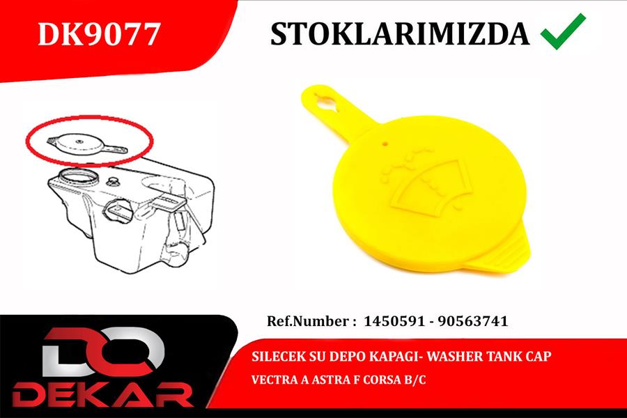 Silecek Su Deposu Kapağı - DEKAR - DK9077 Ürün Görseli