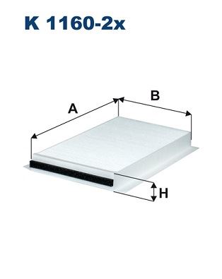 FILTRON K 1160-2x İklimlendirme Sistemi Polen Filtresi - ALPINA B6 Cabrio (E64) uyumlu