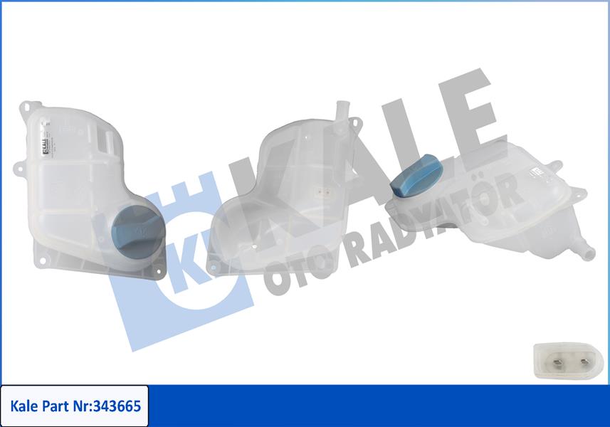 KALE OTO RADYATÖR 343665 Soğutma Sistemi İmbusat Deposu - AUDI A4 B5 (8D2) uyumlu