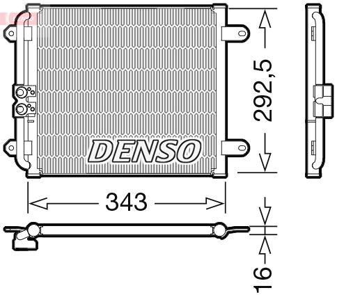 DENSO DCN02032 İklimlendirme Sistemi Klima Radyatörü - AUDI R8 (4S3, 4SP) uyumlu