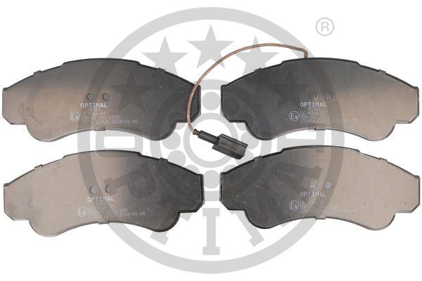 OPTIMAL BP-95901 Fren Sistemleri Fren Balatası - PEUGEOT BOXER Minibüs/Otobüs (230P) uyumlu