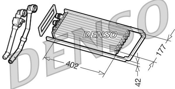 Kalorifer Radyatörü - DENSO - DRR12101 Ürün Görseli