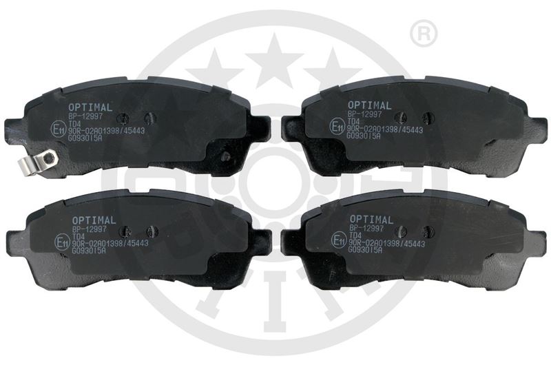 OPTIMAL BP-12997 Fren Sistemleri Fren Balatası - MAZDA 2 (DE_, DH_) uyumlu