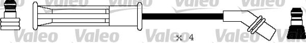 VALEO 346131 Ateşleme Sistemi Ateşleme Kablosu - RENAULT CLIO II (BB_, CB_) uyumlu
