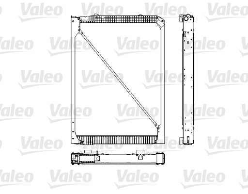 VALEO 733484 Soğutma Sistemi Su Soğutucu & Parçaları - MERCEDES-BENZ ACTROS MP2 / MP3 uyumlu