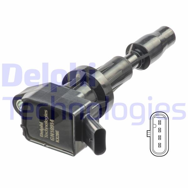 DELPHI GN10914-12B1 Ateşleme Sistemi Ateşleme Bobini - HYUNDAI IONIQ (AE) uyumlu