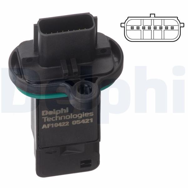 DELPHI AF10422-12B1 Motor Hava Kütle Ölçer (MAF Sensörü) - CITROËN C4 II (NC_) uyumlu