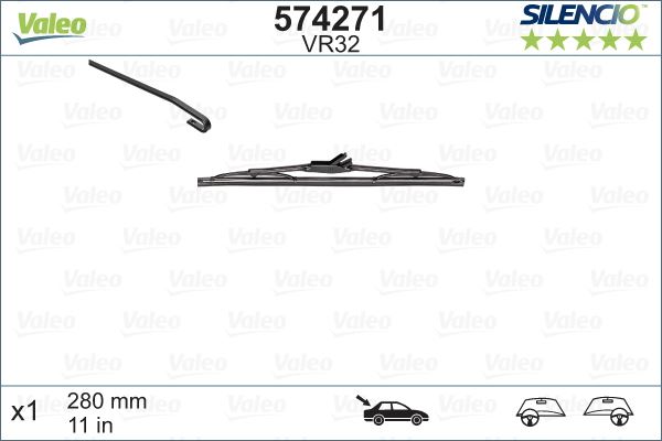 VALEO 574271 Kaporta & Gövde Parçaları Cam Silecek Mekanizması - SEAT LEON (1P1) uyumlu
