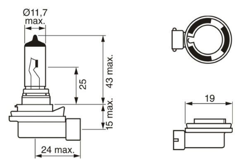 BOSCH 1 987 302 805 Farlar & Aydınlatma Ampuller - INFINITI Q50 uyumlu