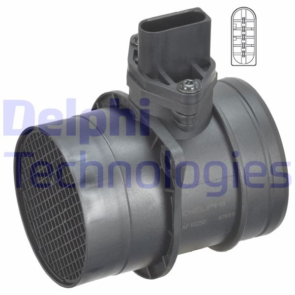DELPHI AF10250-12B1 Motor Hava Kütle Ölçer (MAF Sensörü) - VW PASSAT B5 (3B2) uyumlu
