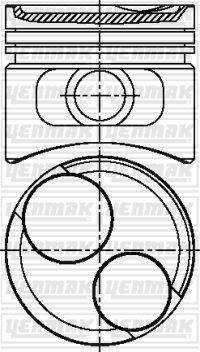 YENMAK 31-03801-000 Motor Piston Seti - OPEL CORSA A TR (S83) uyumlu