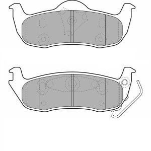 VALEO 670920 Fren Sistemleri Fren Balatası - JEEP GRAND CHEROKEE III (WH, WK) uyumlu