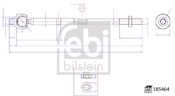 FEBI BILSTEIN 185464 Direksiyon Sistemi Mafsal - FORD ECOSPORT uyumlu