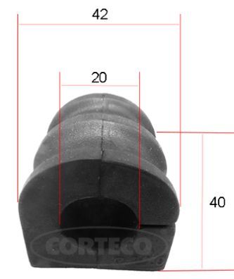 CORTECO 49371657 Süspansiyon Sistemi Stabilizatör - RENAULT CLIO III Kasa/eğik arka (SB_, SR_) uyumlu