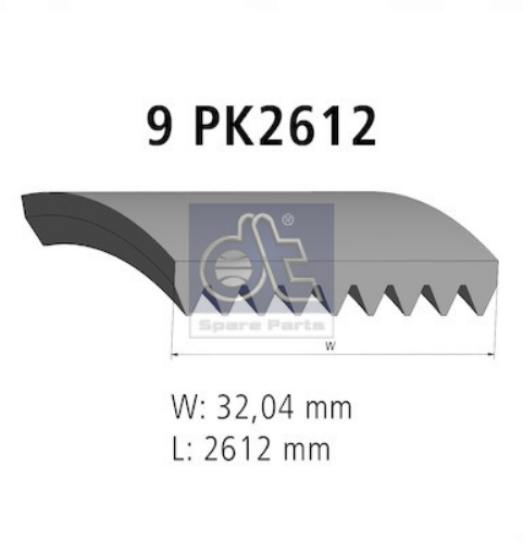 DT Spare Parts 4.80749 Motor Kayış