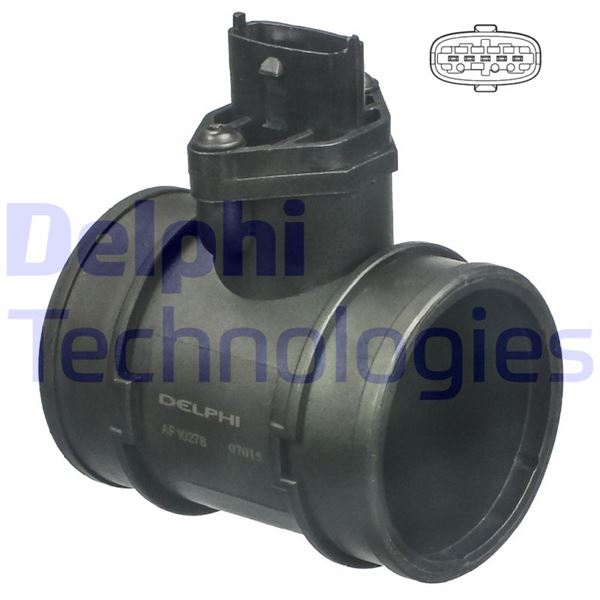 DELPHI AF10278-12B1 Motor Hava Kütle Ölçer (MAF Sensörü) - OPEL CORSA D (S07) uyumlu