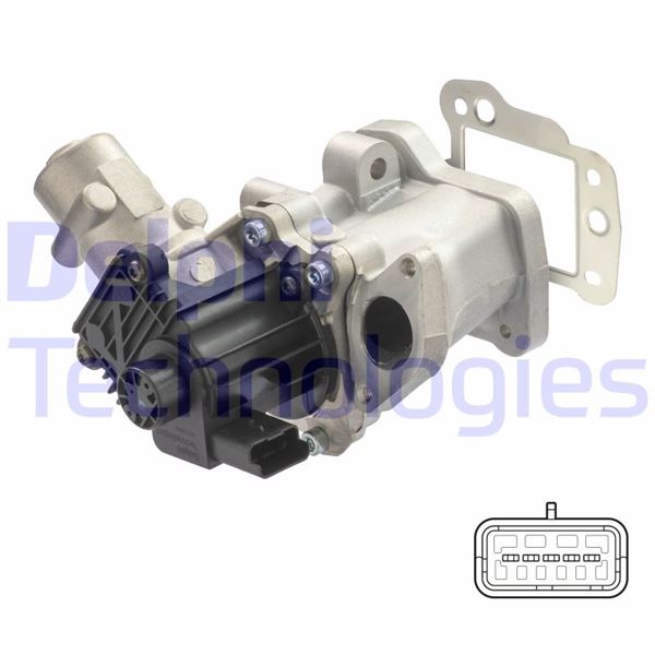 DELPHI EG10437-12B1 Motor EGR Parçaları - LAND ROVER FREELANDER 2 (L359) uyumlu