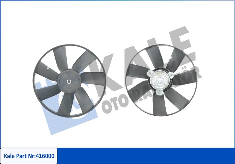 KALE OTO RADYATÖR 416000 Soğutma Sistemi Fan - VW POLO II (86C, 80) uyumlu