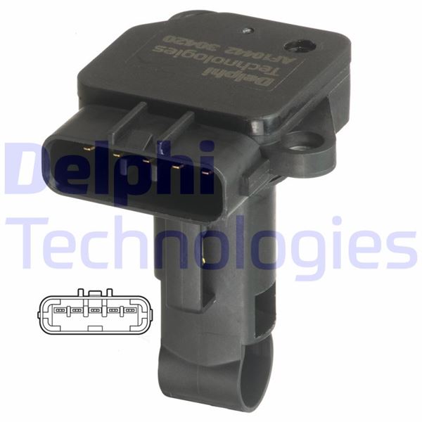 DELPHI AF10442-12B1 Motor Hava Kütle Ölçer (MAF Sensörü) - SUBARU IMPREZA Station wagon (GF) uyumlu