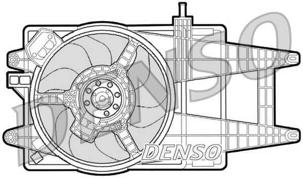 DENSO DER09042 Soğutma Sistemi Fan - LANCIA YPSILON (843_) uyumlu