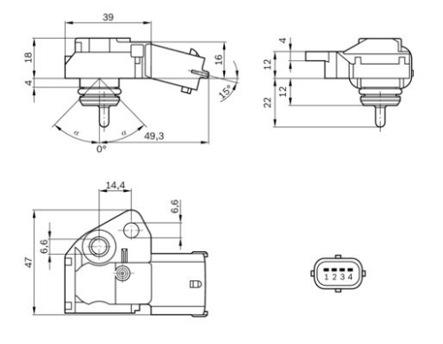 BOSCH 0 261 230 110 Yakıt Sistemi Yakıt Sensörleri & Valfleri - VOLVO S80 I (184) uyumlu