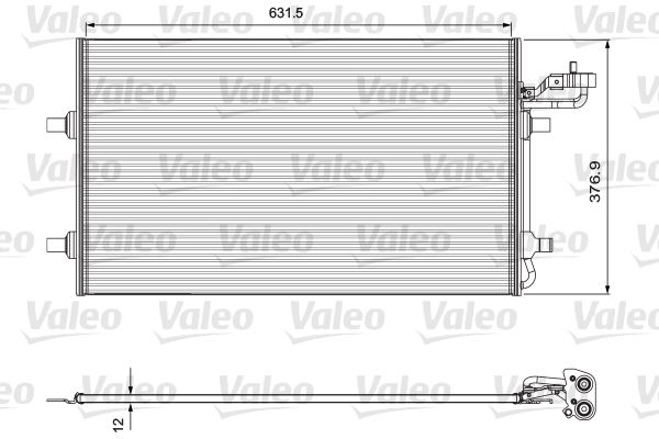 VALEO 814324 İklimlendirme Sistemi Klima Radyatörü - VOLVO C30 (533) uyumlu
