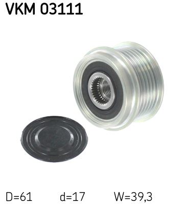 SKF VKM 03111 Elektrik Sistemi Alternatör - VW POLO IV (9N_, 9A_) uyumlu