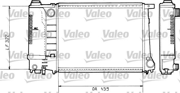 VALEO 730365 Soğutma Sistemi Su Soğutucu & Parçaları - BMW 3 (E30) uyumlu