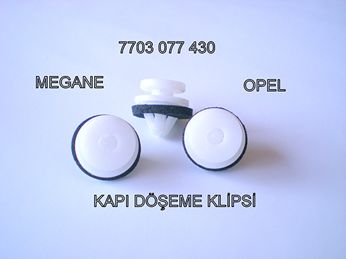 Kapı Döşemesi Klipsi - RENAULT ORIJINAL - 7703077430 Ürün Görseli