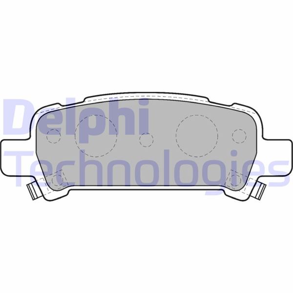 DELPHI LP1509 Fren Sistemleri Fren Balatası - SUBARU IMPREZA Station wagon (GF) uyumlu