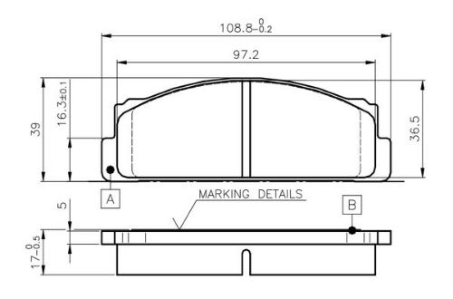 BOSCH 0 986 TB2 002 Fren Sistemleri Fren Balatası - MERCEDES-BENZ S-SERISI (W116) uyumlu