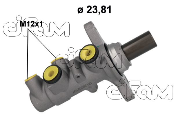 CIFAM 202-1212 Fren Sistemleri Ana Fren Merkezi - SEAT LEON ST (5F8) uyumlu
