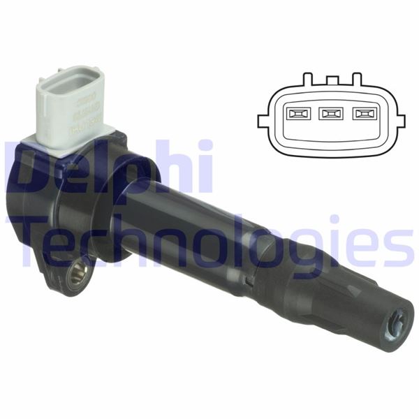 DELPHI GN10793-12B1 Ateşleme Sistemi Ateşleme Bobini - MITSUBISHI LANCER VIII (CY_A, CZ_A) uyumlu