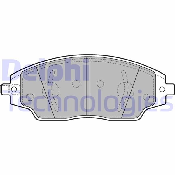 DELPHI LP3192 Fren Sistemleri Fren Balatası - CHEVROLET AVEO Hatchback (T300) uyumlu