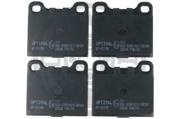 OPTIMAL BP-02196 Fren Sistemleri Fren Balatası - BMW 1502-2002 (E10) uyumlu
