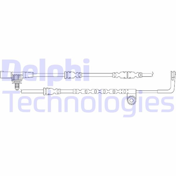 DELPHI LZ0228 Fren Sistemleri Aşınma Göstergesi - LAND ROVER DISCOVERY IV (L319) uyumlu