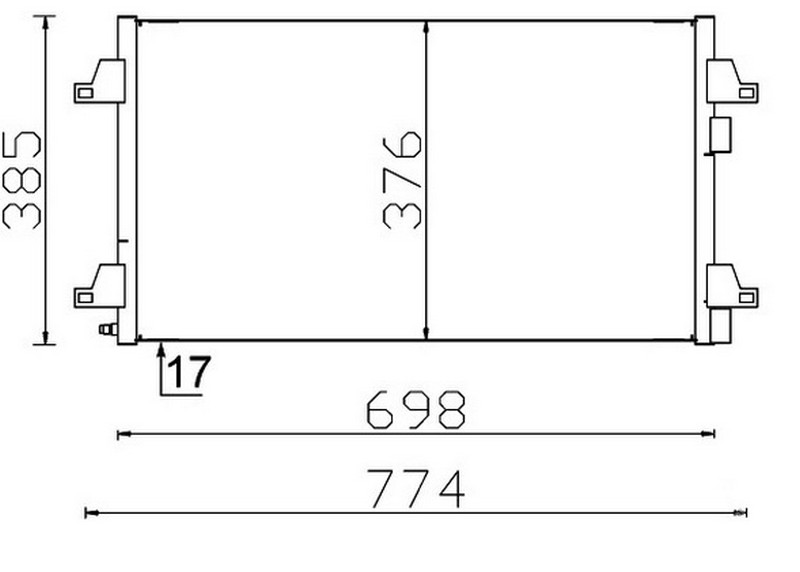 Klima Radyatörü - CRN763016 Ürün Görseli