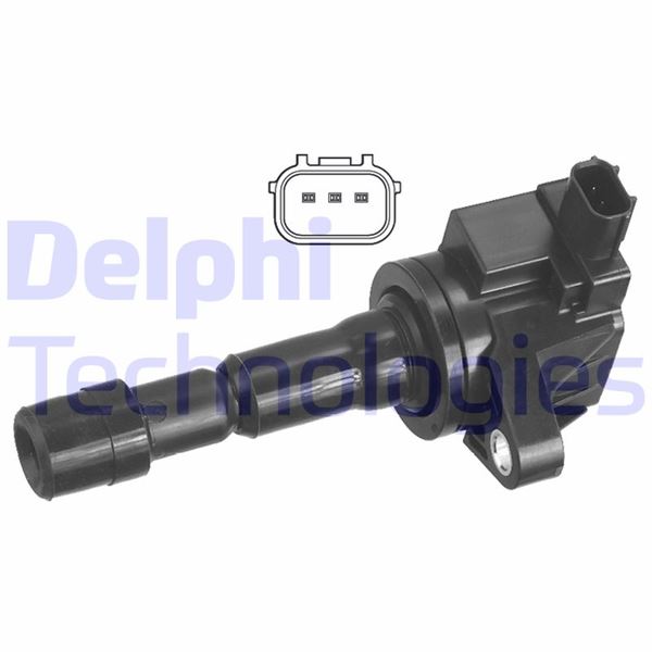 DELPHI GN10547-12B1 Ateşleme Sistemi Ateşleme Bobini - HONDA JAZZ III (GE_, GG_, GP_, ZA_) uyumlu