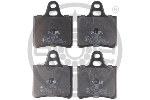 OPTIMAL BP-09859 Fren Sistemleri Fren Balatası - CITROËN XM (Y3) uyumlu
