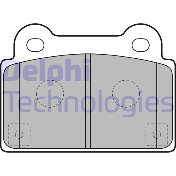 DELPHI LP2177 Fren Sistemleri Fren Balatası - MITSUBISHI LANCER VIII (CY_A, CZ_A) uyumlu