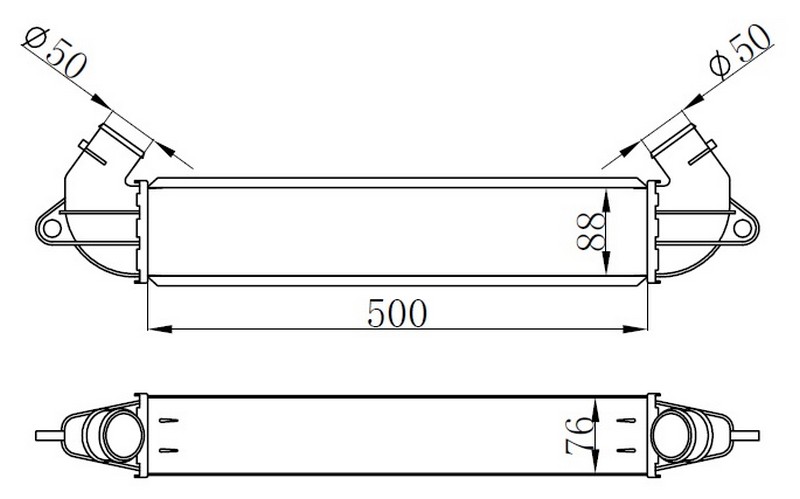 Turbo Radyatörü - IFI001085 Ürün Görseli
