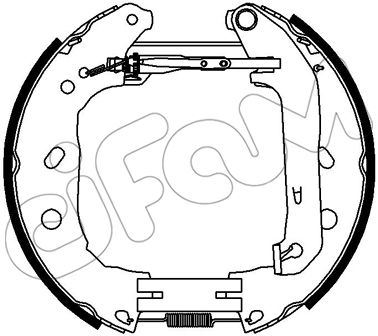 CIFAM 151-455 Fren Sistemleri Fren Pabucu - FORD TOURNEO CONNECT uyumlu