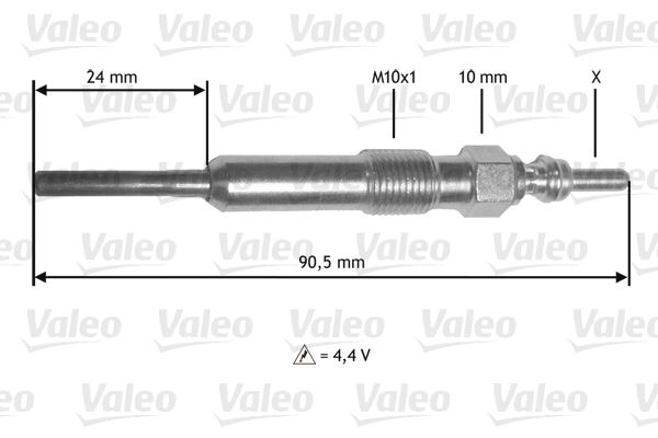 VALEO 345172 Ateşleme Sistemi Kızdırma Bujisi - SUZUKI GRAND VITARA II (JT, TE, TD) uyumlu