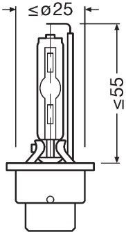 ams-OSRAM 66240XN2-2HB Farlar & Aydınlatma Ampuller - MERCEDES-BENZ AXOR 2 uyumlu