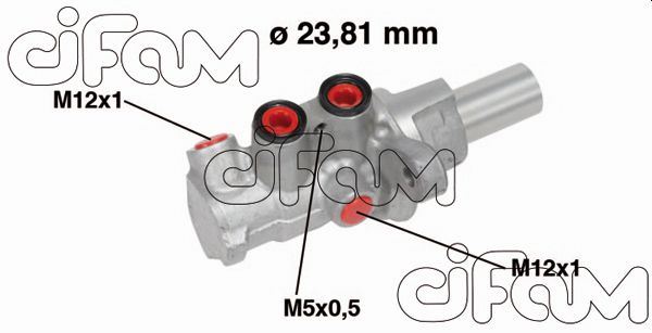 CIFAM 202-749 Fren Sistemleri Ana Fren Merkezi - NISSAN QASHQAI I (J10, NJ10) uyumlu