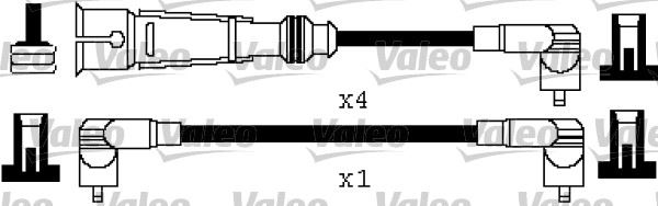 VALEO 346416 Ateşleme Sistemi Ateşleme Kablosu - VW VENTO (1H2) uyumlu