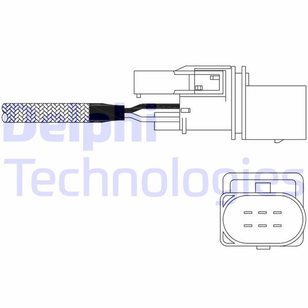 DELPHI ES11015-12B1 Emme & Egzoz Sistemi Egzoz Sensörleri - SKODA OCTAVIA II Combi (1Z5) uyumlu